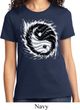 Ladies Yoga Shirt Yin Yang Sun Tee T-Shirt