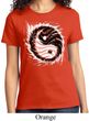 Ladies Yoga Shirt Yin Yang Sun Tee T-Shirt