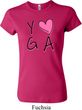 Ladies Yoga Shirt Yoga Love Crewneck Tee T-Shirt