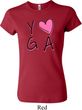 Ladies Yoga Shirt Yoga Love Crewneck Tee T-Shirt