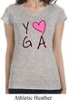 Ladies Yoga Shirt Yoga Love Longer Length Tee T-Shirt