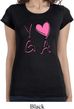 Ladies Yoga Shirt Yoga Love Longer Length Tee T-Shirt