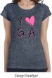 Ladies Yoga Shirt Yoga Love Longer Length Tee T-Shirt