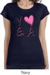 Ladies Yoga Shirt Yoga Love Longer Length Tee T-Shirt