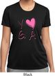 Ladies Yoga Shirt Yoga Love Moisture Wicking Tee T-Shirt