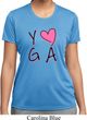 Ladies Yoga Shirt Yoga Love Moisture Wicking Tee T-Shirt