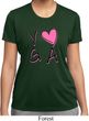 Ladies Yoga Shirt Yoga Love Moisture Wicking Tee T-Shirt
