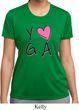Ladies Yoga Shirt Yoga Love Moisture Wicking Tee T-Shirt