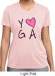 Ladies Yoga Shirt Yoga Love Moisture Wicking Tee T-Shirt