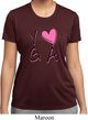 Ladies Yoga Shirt Yoga Love Moisture Wicking Tee T-Shirt