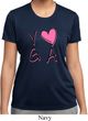 Ladies Yoga Shirt Yoga Love Moisture Wicking Tee T-Shirt