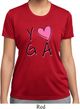 Ladies Yoga Shirt Yoga Love Moisture Wicking Tee T-Shirt