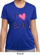 Ladies Yoga Shirt Yoga Love Moisture Wicking Tee T-Shirt