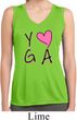 Ladies Yoga Shirt Yoga Love Sleeveless Moisture Wicking Tee T-Shirt