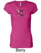 Ladies Yoga Shirt Yoga Now Wine Later Longer Length Tee T-Shirt