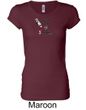 Ladies Yoga Shirt Yoga Now Wine Later Longer Length Tee T-Shirt