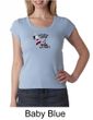 Ladies Yoga Shirt Yoga Now Wine Later Scoop Neck Tee T-Shirt