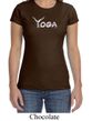 Clearance - Ladies Shirt Yoga Spelling Crewneck Tee T-Shirt