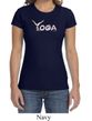 Clearance - Ladies Shirt Yoga Spelling Crewneck Tee T-Shirt