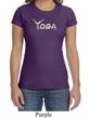 Clearance - Ladies Shirt Yoga Spelling Crewneck Tee T-Shirt