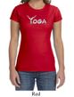 Clearance - Ladies Shirt Yoga Spelling Crewneck Tee T-Shirt