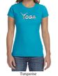 Clearance - Ladies Shirt Yoga Spelling Crewneck Tee T-Shirt