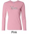 Ladies Yoga Shirt Yoga Spelling Long Sleeve Tee T-Shirt