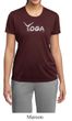 Ladies Yoga Shirt Yoga Spelling Moisture Wicking Tee T-Shirt