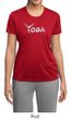 Ladies Yoga Shirt Yoga Spelling Moisture Wicking Tee T-Shirt