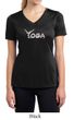 Ladies Yoga Shirt Yoga Spelling Moisture Wicking V-neck Tee T-Shirt