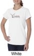 Ladies Yoga Shirt Yoga Spelling Organic Tee T-Shirt