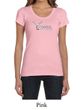 Ladies Yoga Shirt Yoga Spelling Scoop Neck Tee T-Shirt