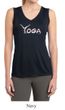 Ladies Yoga Shirt Yoga Spelling Sleeveless Moisture Wicking Tee