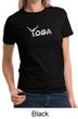 Ladies Yoga Shirt Yoga Spelling Tee T-Shirt