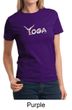 Ladies Yoga Shirt Yoga Spelling Tee T-Shirt