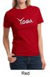 Ladies Yoga Shirt Yoga Spelling Tee T-Shirt