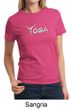 Ladies Yoga Shirt Yoga Spelling Tee T-Shirt