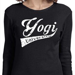 Ladies Yoga Shirt Yogi University Long Sleeve Tee T-Shirt Ladies Yoga Shirt Yogi University Long Sleeve Tee T-Shirt