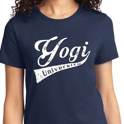 Ladies Yoga Shirt Yogi University Tee T-Shirt Ladies Yoga Shirt Yogi University Tee T-Shirt