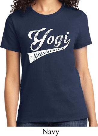 Ladies Yoga Shirt Yogi University Tee T-Shirt