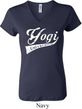 Ladies Yoga Shirt Yogi University V-neck Tee T-Shirt