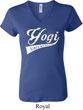 Ladies Yoga Shirt Yogi University V-neck Tee T-Shirt