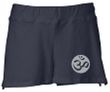 Ladies Yoga Shorts - OM Symbol Print