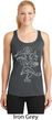 Ladies Yoga Sketch Ganesha White Print Dry Wicking Racerback