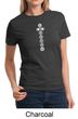 Ladies Yoga T-shirt 7 Chakras White Print Tee