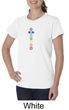 Ladies Yoga T-shirt 7 Colored Chakras Organic Tee Shirt