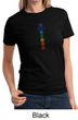 Ladies Yoga T-shirt 7 Colored Chakras Tee Shirt