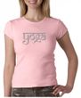 Ladies Yoga T-shirt Sanskrit Yoga Text Crew Neck Shirt