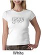 Ladies Yoga T-shirt Sanskrit Yoga Text Crew Neck Shirt