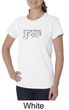 Ladies Yoga T-shirt Sanskrit Yoga Text Organic Tee